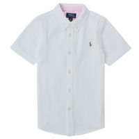 Textil Chlapecké Košile s krátkými rukávy Polo Ralph Lauren CAMISSA Bílá