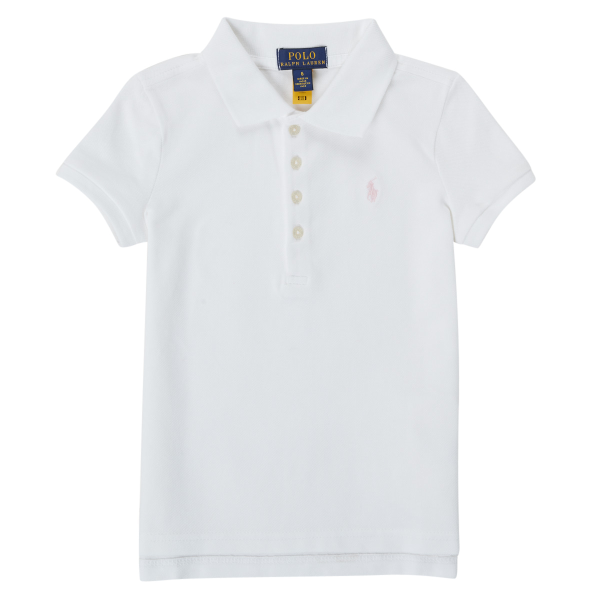 Textil Dívčí Polo s krátkými rukávy Polo Ralph Lauren TOULLA Bílá