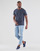 Textil Muži Trička s krátkým rukávem Guess LOGO ORGANIC BASIC CN SS TEE Tmavě modrá