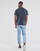 Textil Muži Trička s krátkým rukávem Guess LOGO ORGANIC BASIC CN SS TEE Tmavě modrá