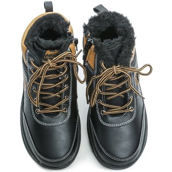 American Club ES46-19 černé zimní dětské boty Černá