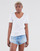 Textil Ženy Trička s krátkým rukávem Tommy Jeans SOFT JERSEY V NECK Bílá
