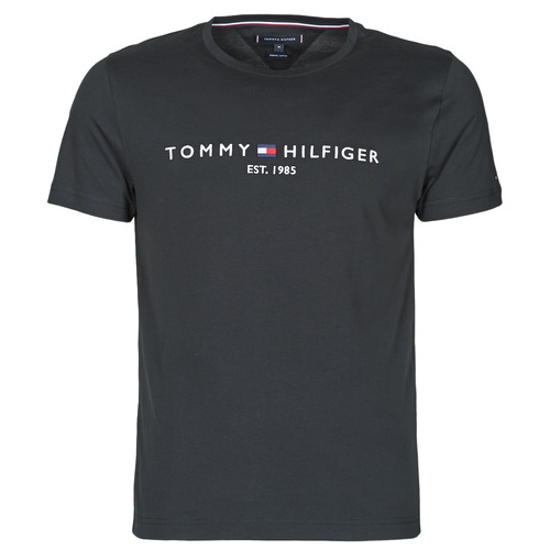 Textil Muži Trička s krátkým rukávem Tommy Hilfiger CORE TOMMY LOGO Černá