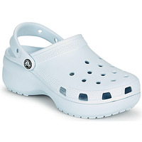 Boty Ženy Pantofle Crocs CLASSIC PLATFORM CLOG W Modrá