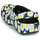 Boty Ženy Pantofle Crocs CLASSIC VACAY VIBES CLOG Černá / Bílá / Žlutá