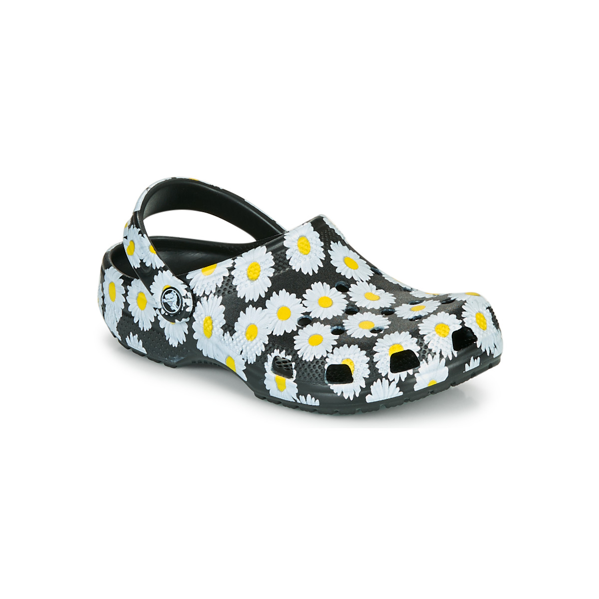 Boty Ženy Pantofle Crocs CLASSIC VACAY VIBES CLOG Černá / Bílá / Žlutá