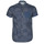 Textil Muži Košile s krátkými rukávy Deeluxe ETHNIC Tmavě modrá