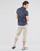 Textil Muži Košile s krátkými rukávy Deeluxe ETHNIC Tmavě modrá