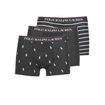 Spodní prádlo Muži Boxerky Polo Ralph Lauren CLASSIC TRUNK X3 Černá / Bílá / Černá