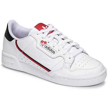 Boty Ženy Nízké tenisky adidas Originals CONTINENTAL 80 Bílá / Červená