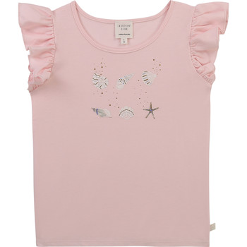 Textil Dívčí Trička s krátkým rukávem Carrément Beau Y15378-44L Růžová