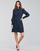 Textil Ženy Krátké šaty MICHAEL Michael Kors VI SATIN MINI DRESS Tmavě modrá