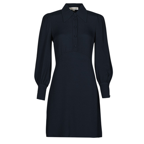 Textil Ženy Krátké šaty MICHAEL Michael Kors VI SATIN MINI DRESS Tmavě modrá