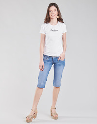 Textil Ženy Tříčtvrteční kalhoty Pepe jeans VENUS CROP Modrá