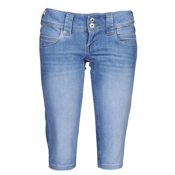 Textil Ženy Tříčtvrteční kalhoty Pepe jeans VENUS CROP Modrá