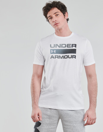 Textil Muži Trička s krátkým rukávem Under Armour UA TEAM ISSUE WORDMARK SS Bílá