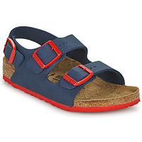 Boty Chlapecké Sandály Birkenstock MILANO Modrá / Červená