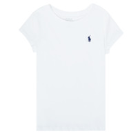 Textil Dívčí Trička s krátkým rukávem Polo Ralph Lauren ZALLIE Bílá