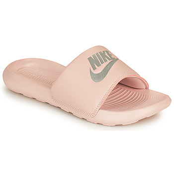 Boty Ženy pantofle Nike VICTORI ONE BENASSI Růžová / Stříbrná       