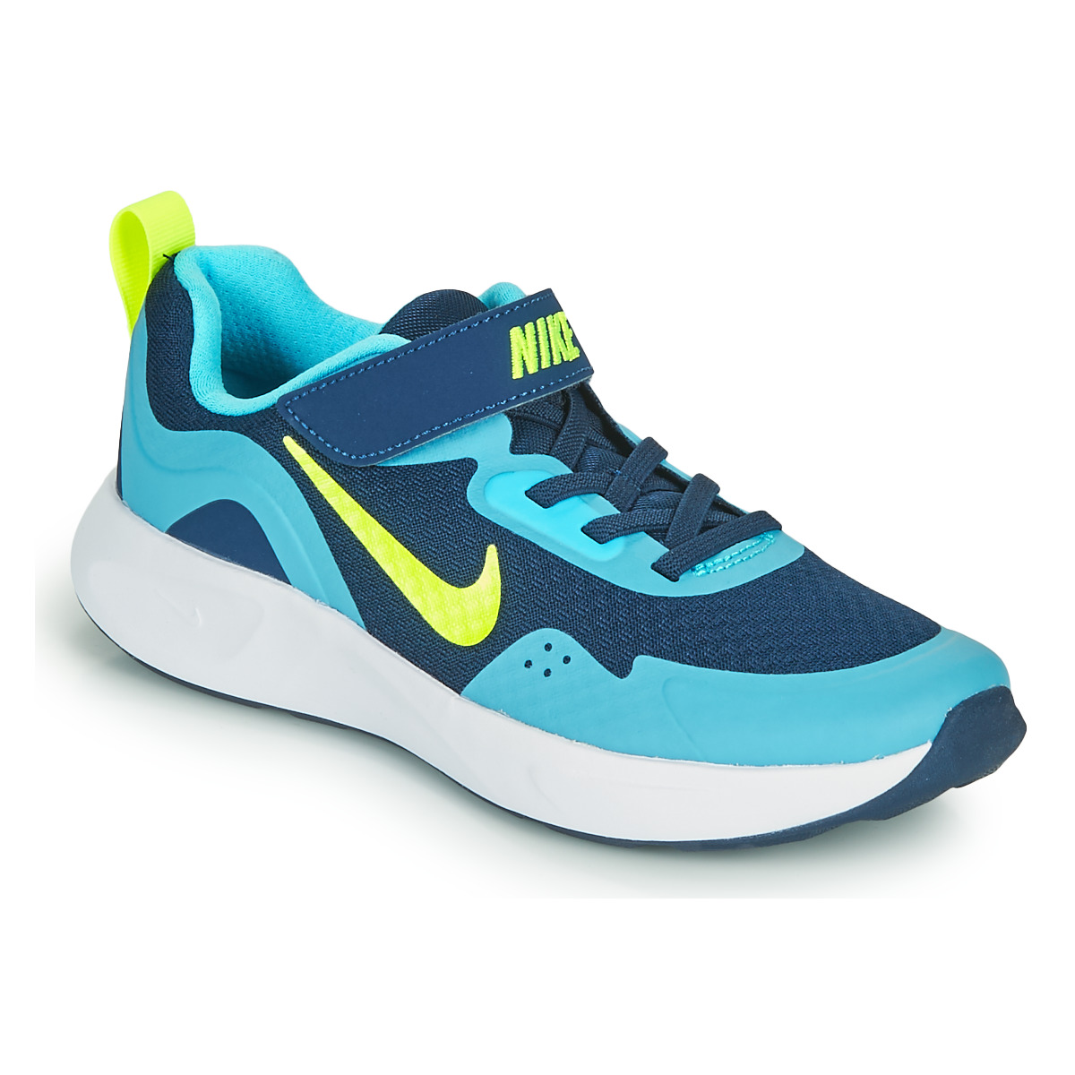 Boty Chlapecké Multifunkční sportovní obuv Nike WEARALLDAY PS Modrá / Zelená