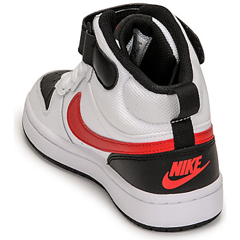 Nike NIKE COURT BOROUGH MID 2 Bílá / Červená / Černá
