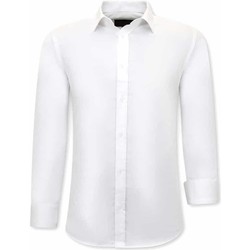 Textil Muži Košile s dlouhymi rukávy Tony Backer 115176590 Bílá