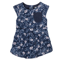 Textil Dívčí Overaly / Kalhoty s laclem Ikks XS33010-48 Tmavě modrá