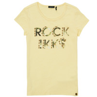 Textil Dívčí Trička s krátkým rukávem Ikks XS10182-73-C Žlutá