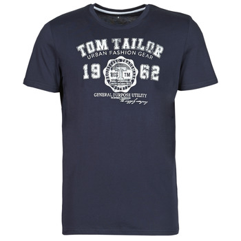 Textil Muži Trička s krátkým rukávem Tom Tailor 1008637-10690 Tmavě modrá