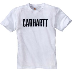 Textil Trička s krátkým rukávem Carhartt T-shirt  Block blanc