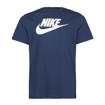 Textil Muži Trička s krátkým rukávem Nike NSTEE ICON FUTURA Tmavě modrá / Bílá