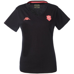 Textil Ženy Trička s krátkým rukávem Kappa T-shirt femme Stade Français 2020/21 lea Modrá