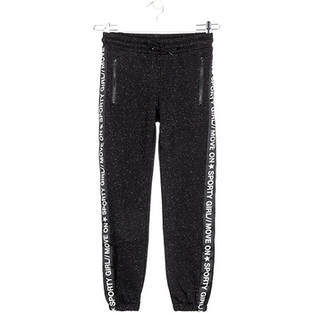 Textil Dívčí Teplákové kalhoty Losan 024-6010AL Černá