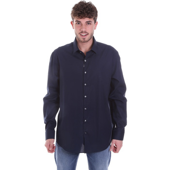 Textil Muži Košile s dlouhymi rukávy Calvin Klein Jeans K10K106040 Modrý