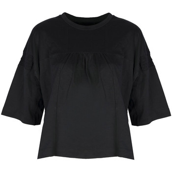 Textil Ženy Trička s krátkým rukávem Diesel  Černá