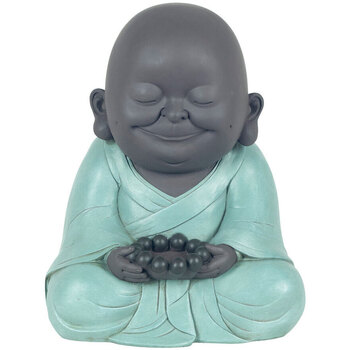 Bydlení Sošky a figurky Signes Grimalt Usmíval Se Buddha S T Světlem Modrá