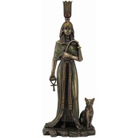 Bydlení Sošky a figurky Signes Grimalt Královna Egyptská Nefertitida Zlatá
