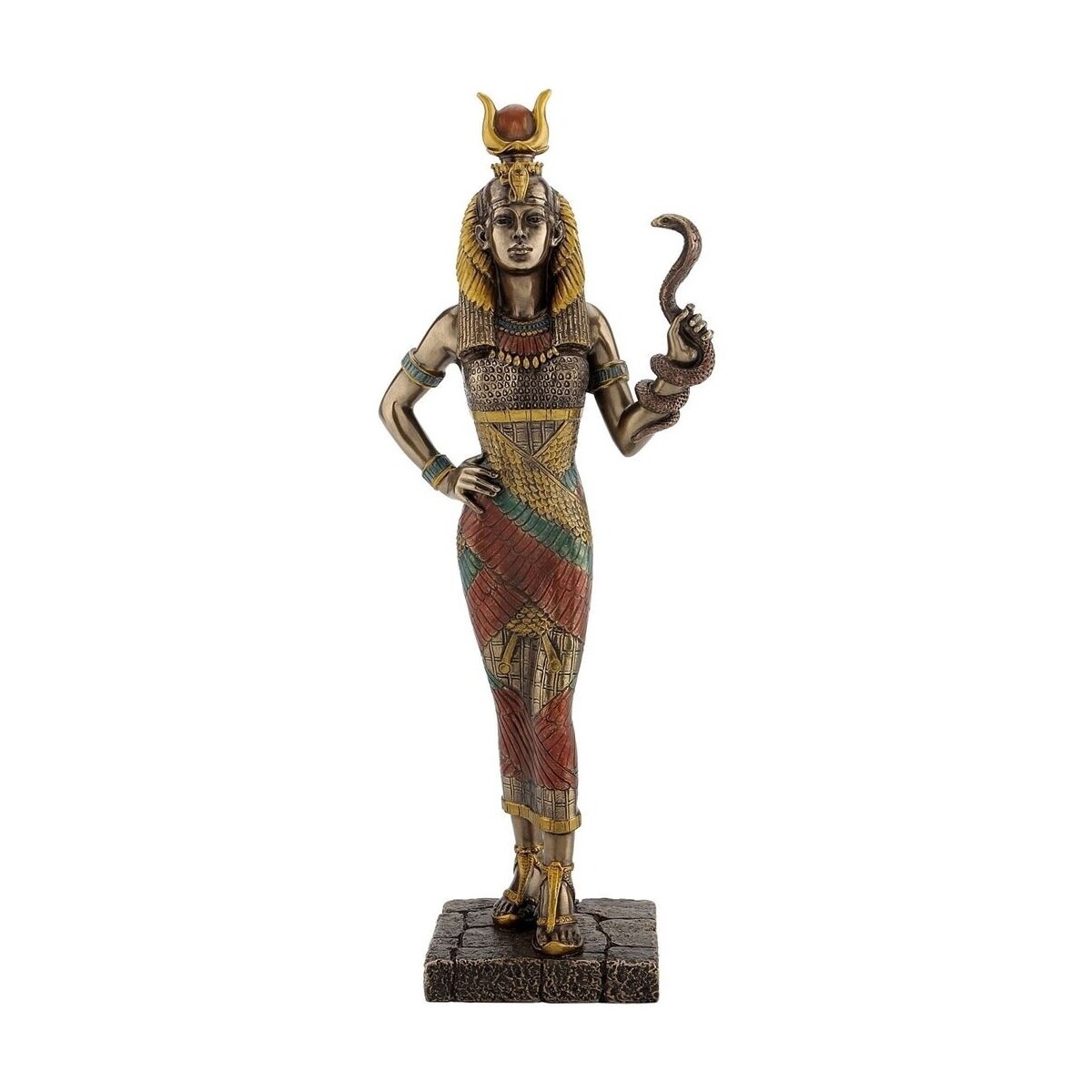 Bydlení Sošky a figurky Signes Grimalt Hathor-Egyptská Bohyně Zlatá