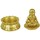 Bydlení Sošky a figurky Signes Grimalt Buddha Se Zlatým Boxem Zlatá