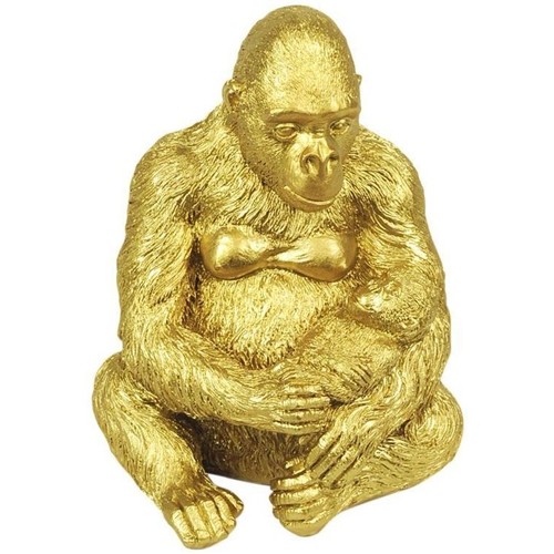 Bydlení Sošky a figurky Signes Grimalt Orangutan Zlatá