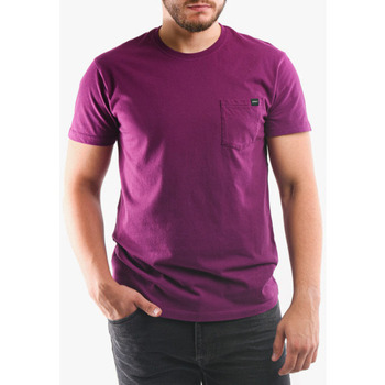 Textil Muži Trička & Pola Edwin T-shirt avec poche violet