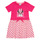 Textil Dívčí Krátké šaty TEAM HEROES  MINNIE DRESS Růžová