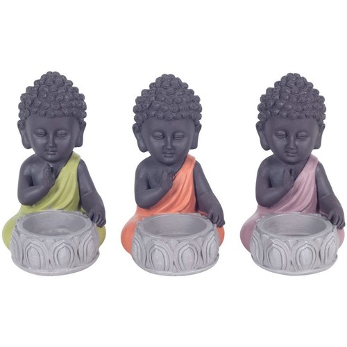 Bydlení Sošky a figurky Signes Grimalt T-Light Buddha Child Set 3U           