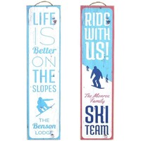Bydlení Plakáty Signes Grimalt Nástěnná Deska Ski Set 2 U Modrá