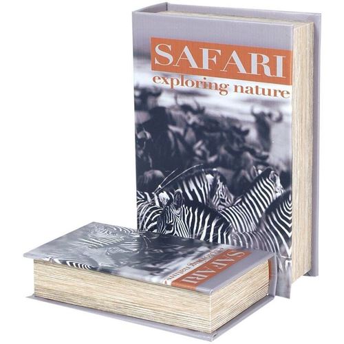 Bydlení Koše / bedny Signes Grimalt Kniha Kniha Safari Zebra 2U           