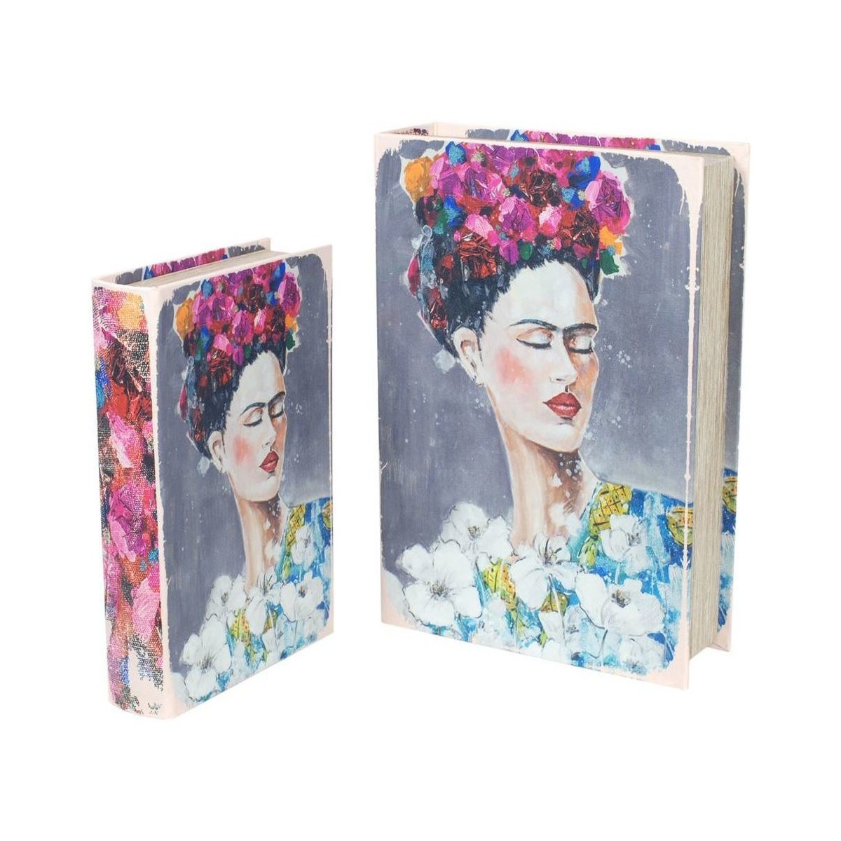 Bydlení Koše / bedny Signes Grimalt Frida Book Boxy Set 2U           