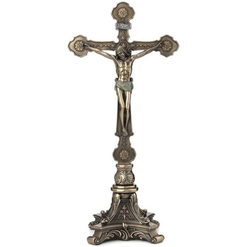 Bydlení Sošky a figurky Signes Grimalt Ježíš Na Bronzovém Kříži Zlatá