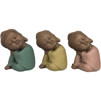 Bydlení Sošky a figurky Signes Grimalt Roztomilý Buddha Set 3 Jednotky           