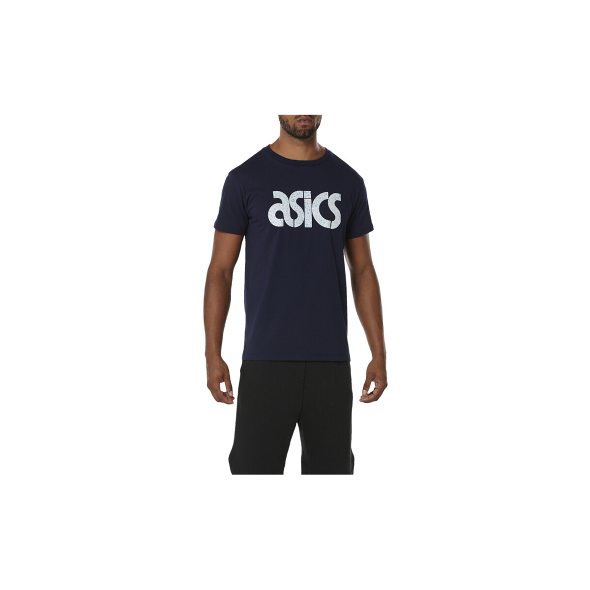 Textil Muži Trička s krátkým rukávem Asics Graphic 2 Tee Modrá