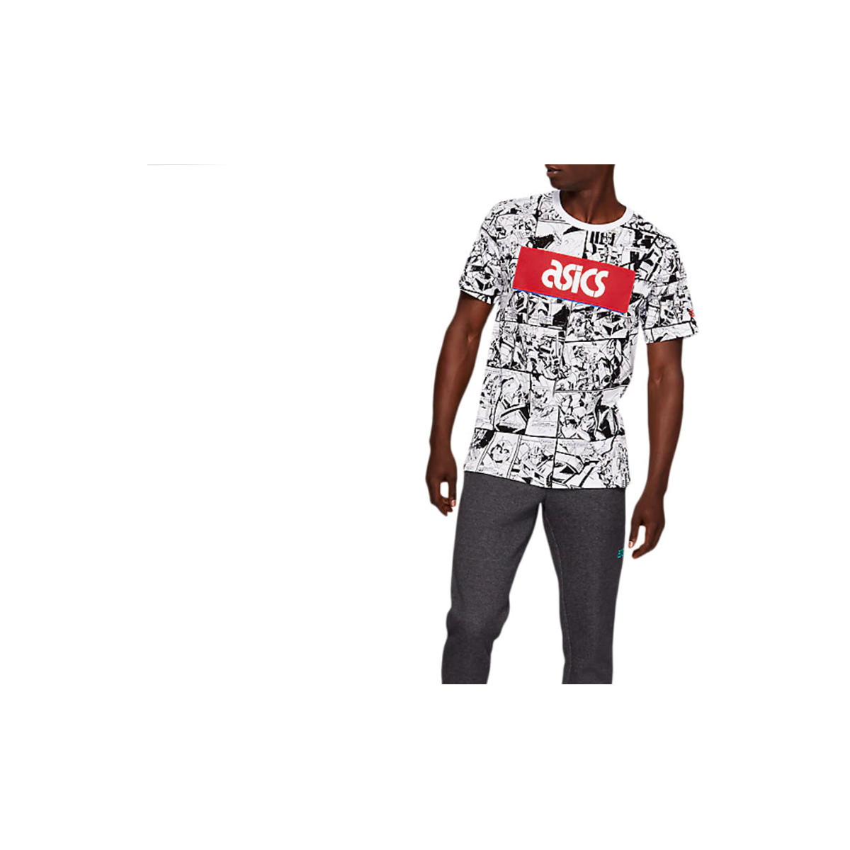 Textil Muži Trička s krátkým rukávem Asics TF M Graphic SS 1 Tee Bílá